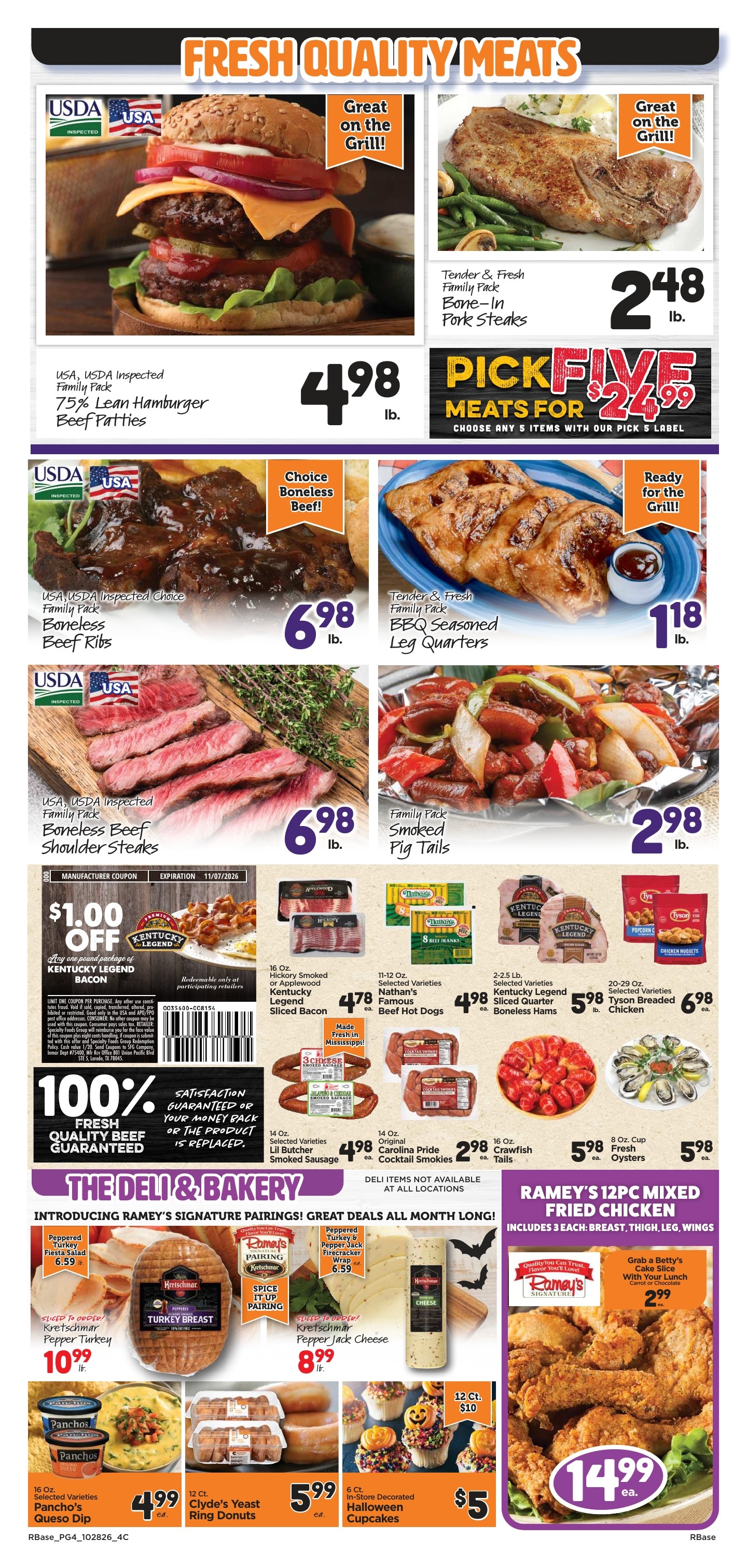 Jubilee Foods Pearl River Weekly Ad October 29 - November 4, 2026