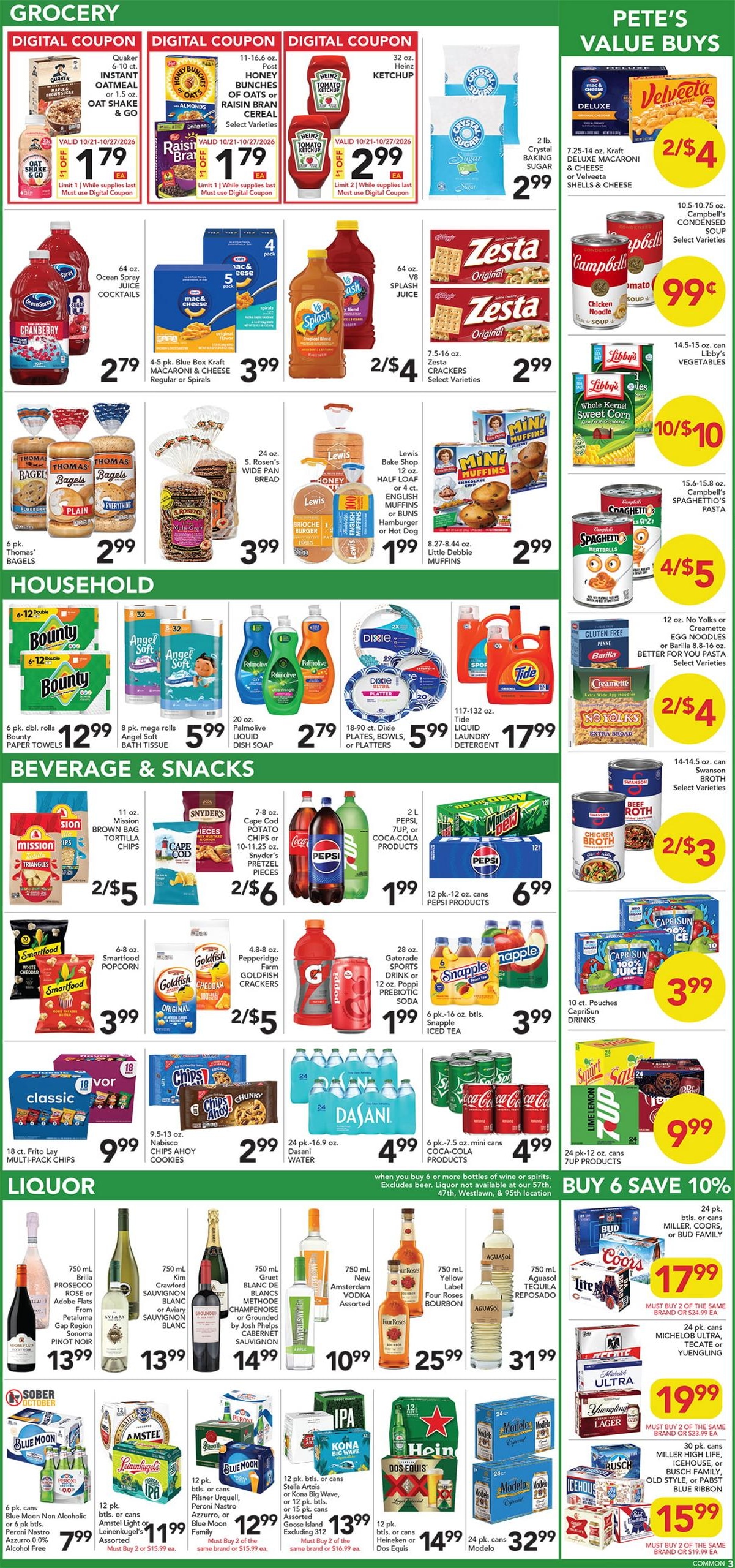 Pete's Fresh Market (Chicago Area, IL) Weekly Ad October 21 - 27, 2026
