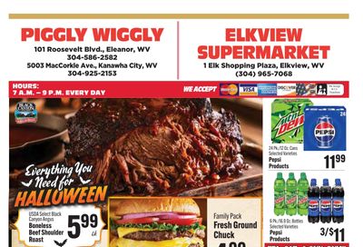 Elkview Supermarket Weekly Ad October 28 - November 3, 2026