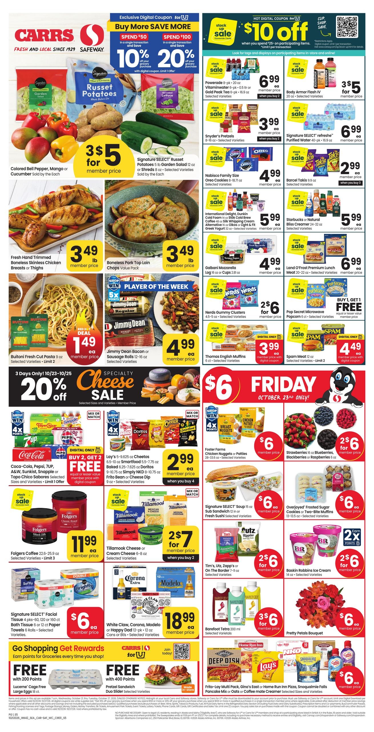 Safeway (Fairbanks Area, AK) Weekly Ad October 21 - 27, 2026