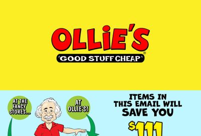 Ollie's Bargain Outlet (Bellamy Area, AL) Weekly Ad October 22 - 29, 2026