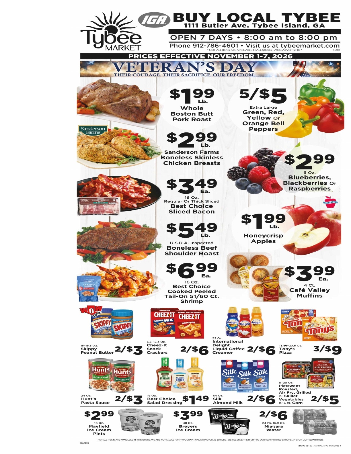 Tybee Market Weekly Ad November 1 - 7, 2026