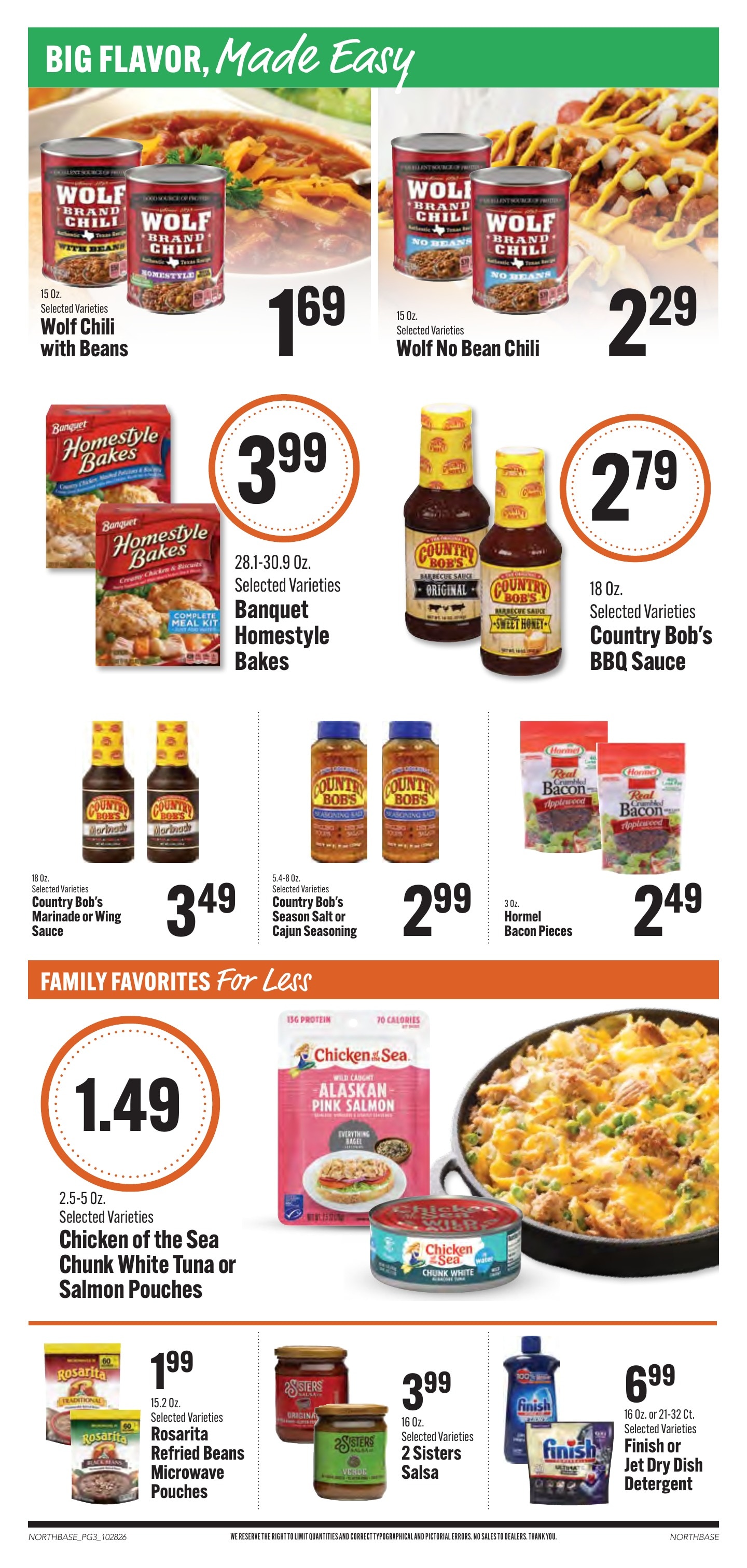Big Chimney Supermarket Weekly Ad October 28 - November 3, 2026