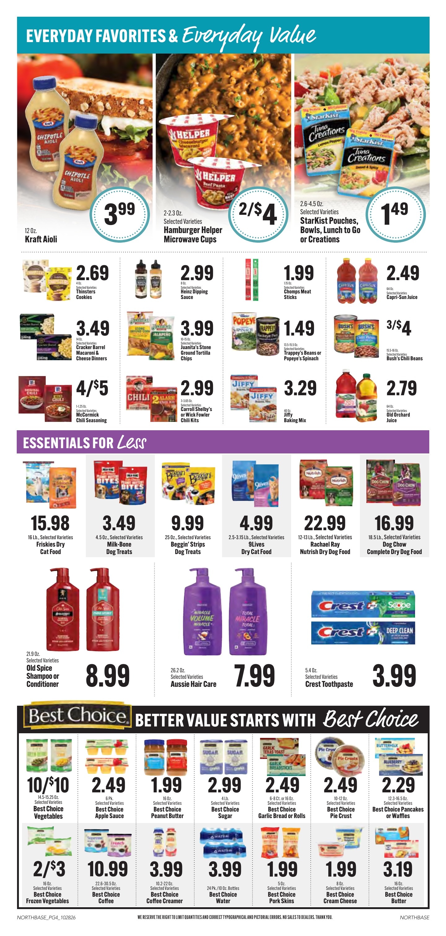 Big Chimney Supermarket Weekly Ad October 28 - November 3, 2026