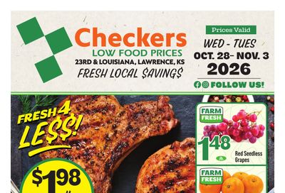 Checkers Foods Weekly Ad October 28 - November 3, 2026