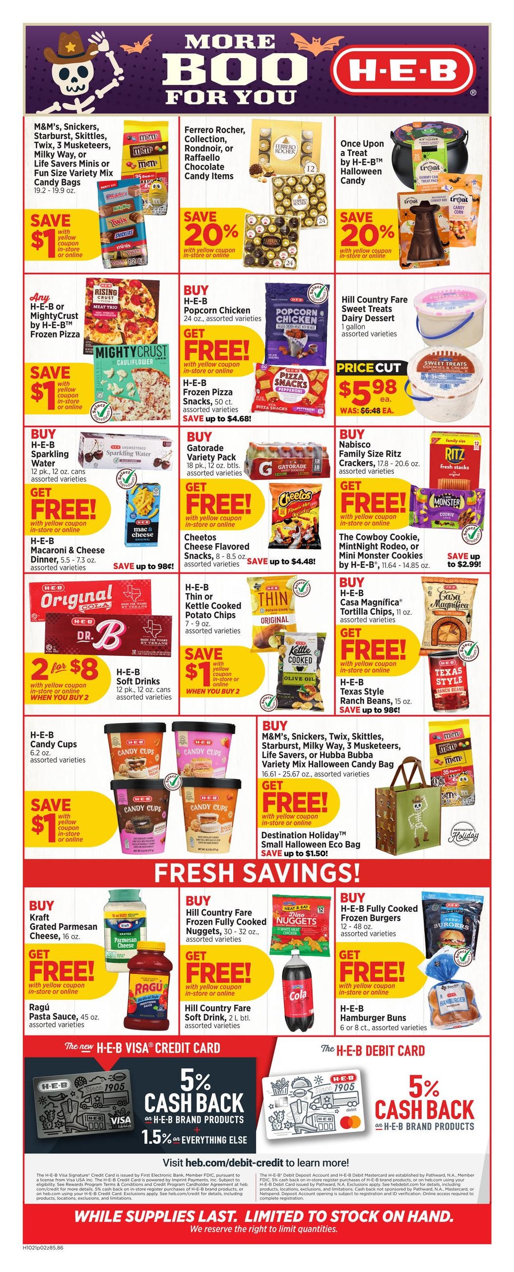 H-E-B (Santa Fe Area, TX) Weekly Ad October 21 - 27, 2026