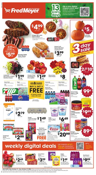 Fred Meyer Weekly Ad October 21 - 27, 2026