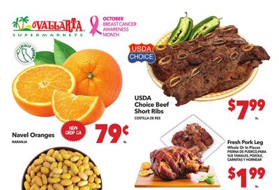 Vallarta Supermarkets (Santa Maria Area, CA) Grocery Savings Weekly Ad October 21 - 27, 2026