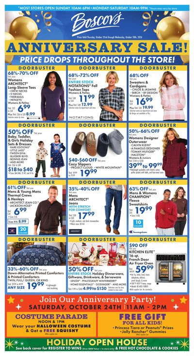 Boscov's (Berlin Area, CT) Weekly Ad October 22 - 28, 2026