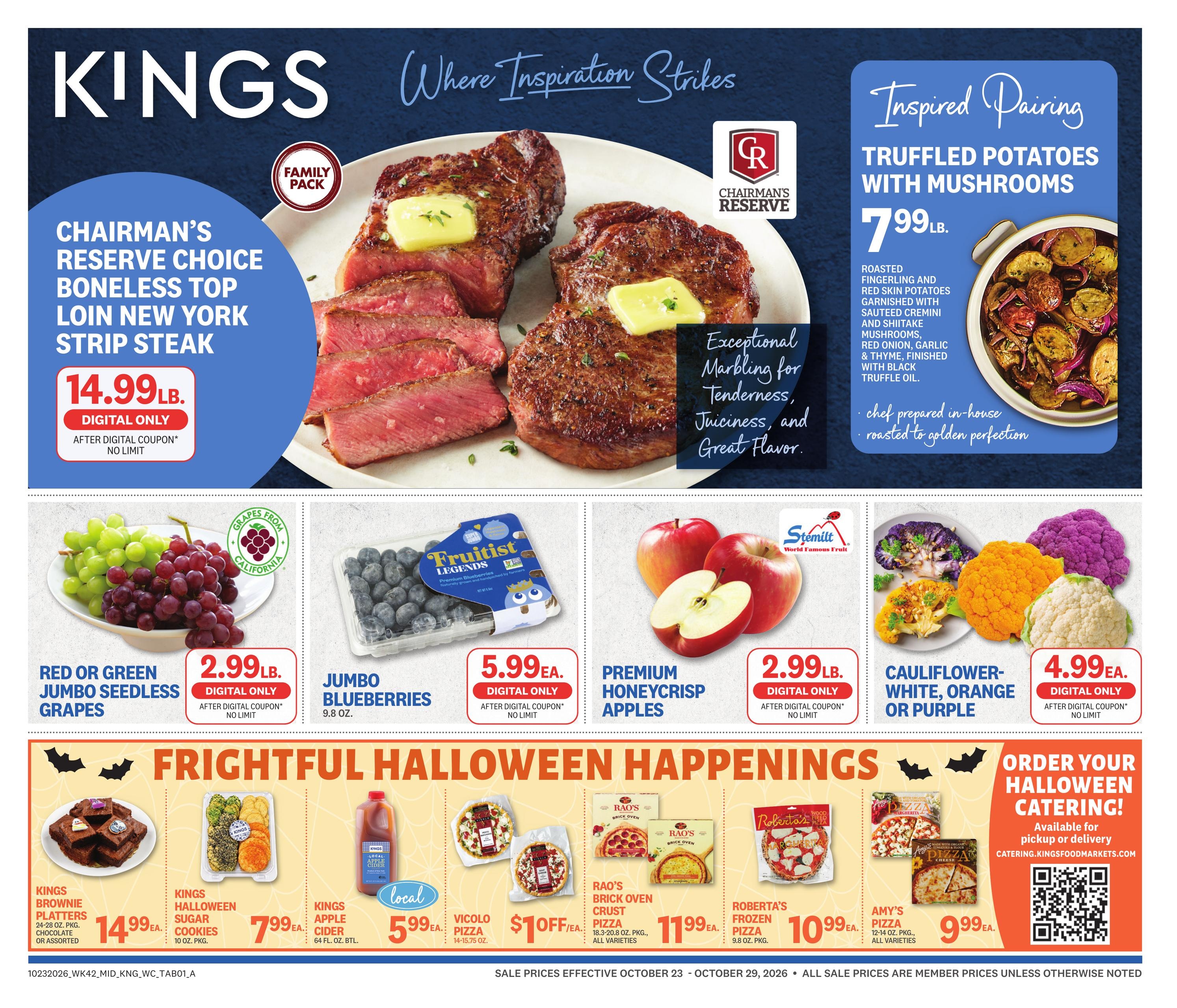 Kings Food Markets Weekly Ad October 23 - 29, 2026