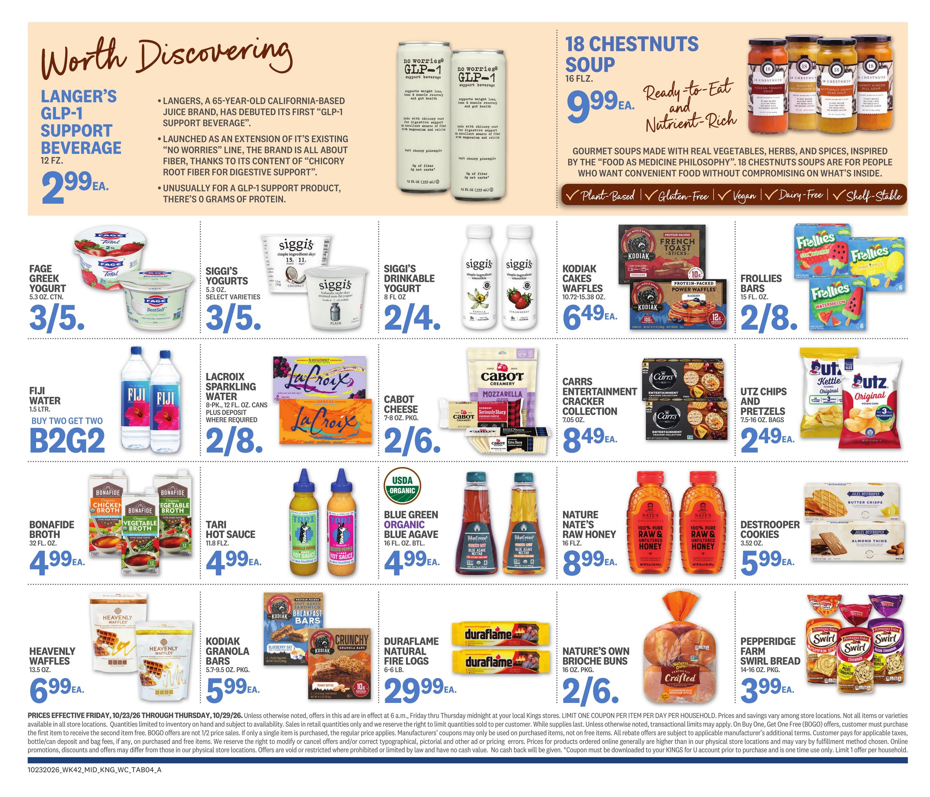 Kings Food Markets Weekly Ad October 23 - 29, 2026