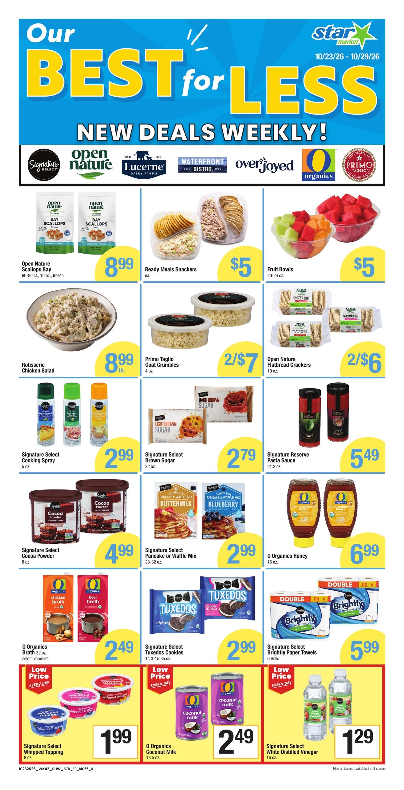 Star Market (Boston Area, MA) Weekly Ad October 23 - 29, 2026