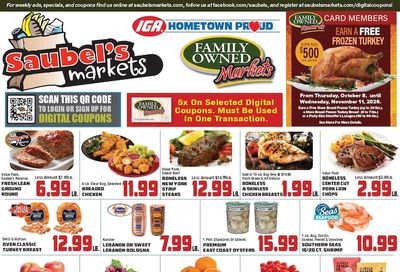 Saubel's Markets Weekly Ad October 22 - 28, 2026