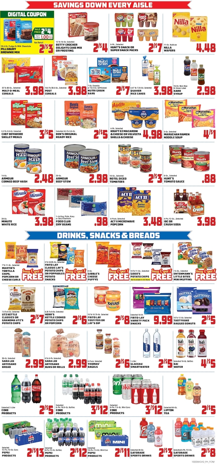 Saubel's Markets Weekly Ad October 22 - 28, 2026