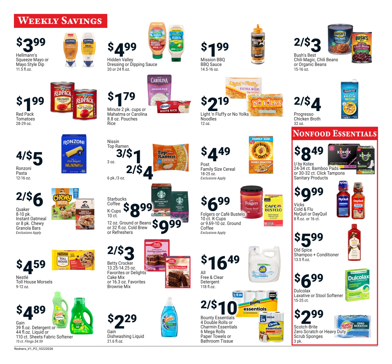 Redner's Markets (Camden and other locations, DE) Weekly Ad October 22 - 28, 2026
