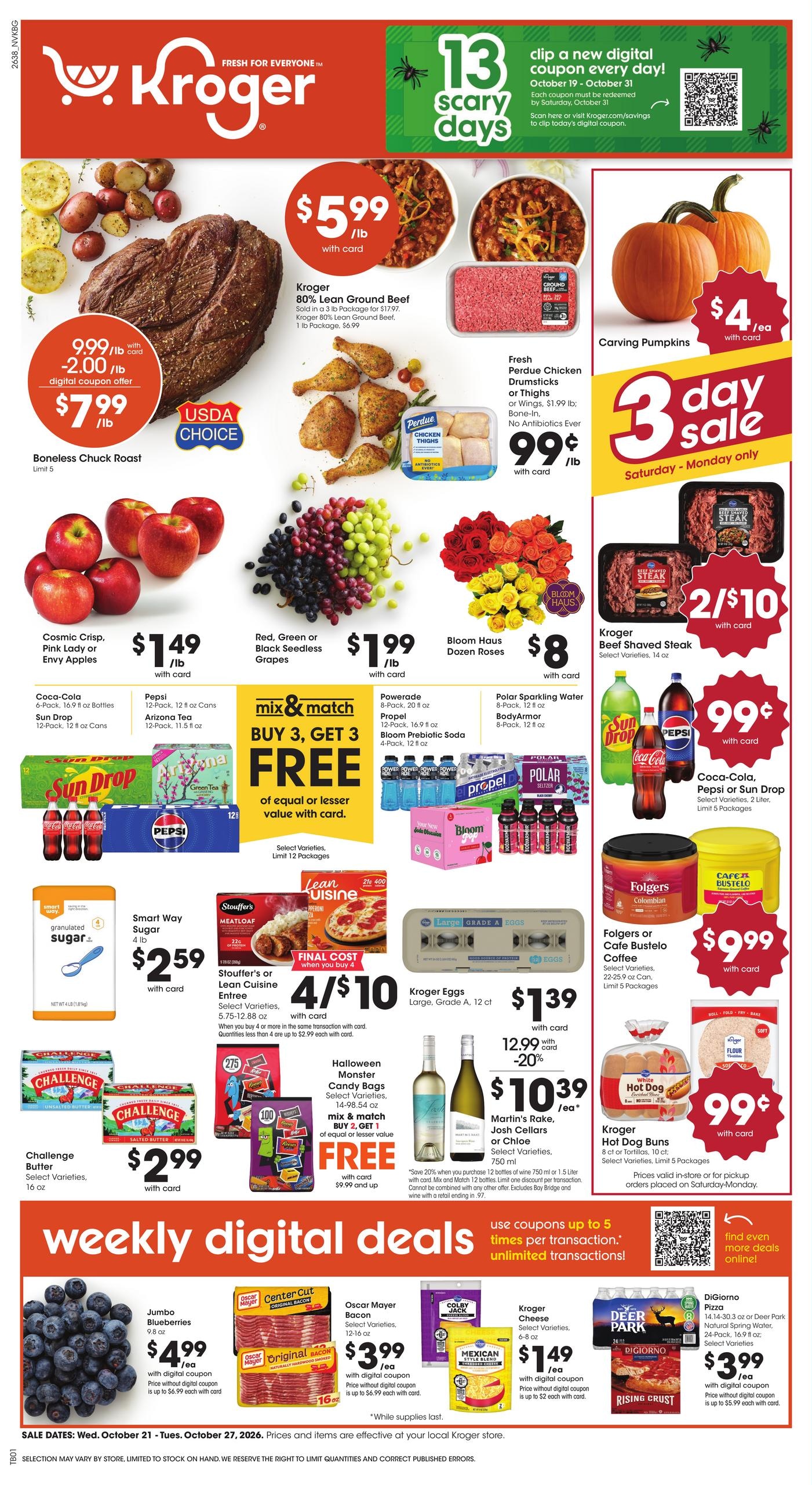 Kroger (Bowling Green Area, KY) Weekly Ad October 21 - 27, 2026