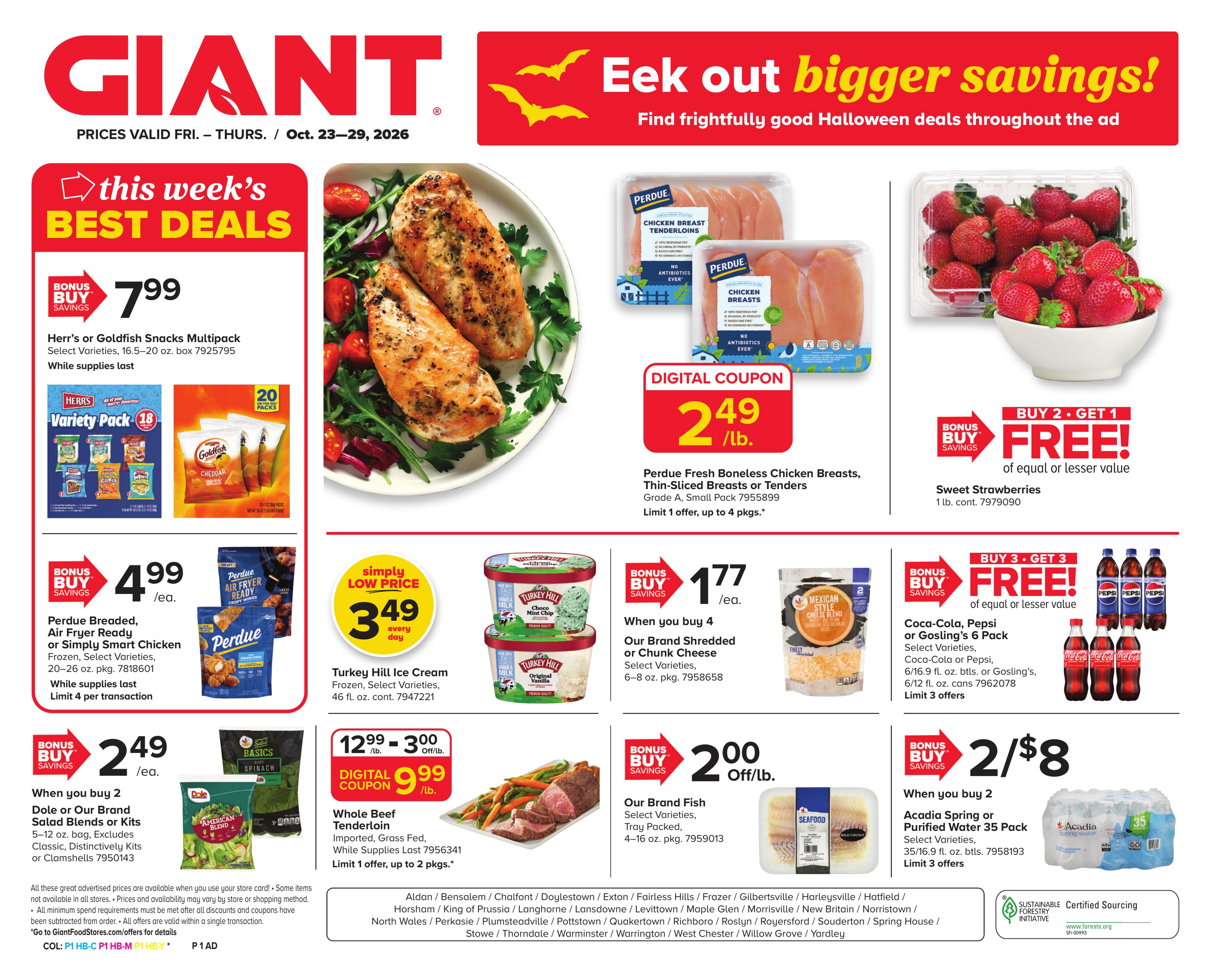 Giant Food Stores (Trenton Area, NJ) Weekly Ad October 23 - 29, 2026