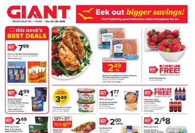 Giant Food Stores (Trenton Area, NJ) Weekly Ad October 23 - 29, 2026