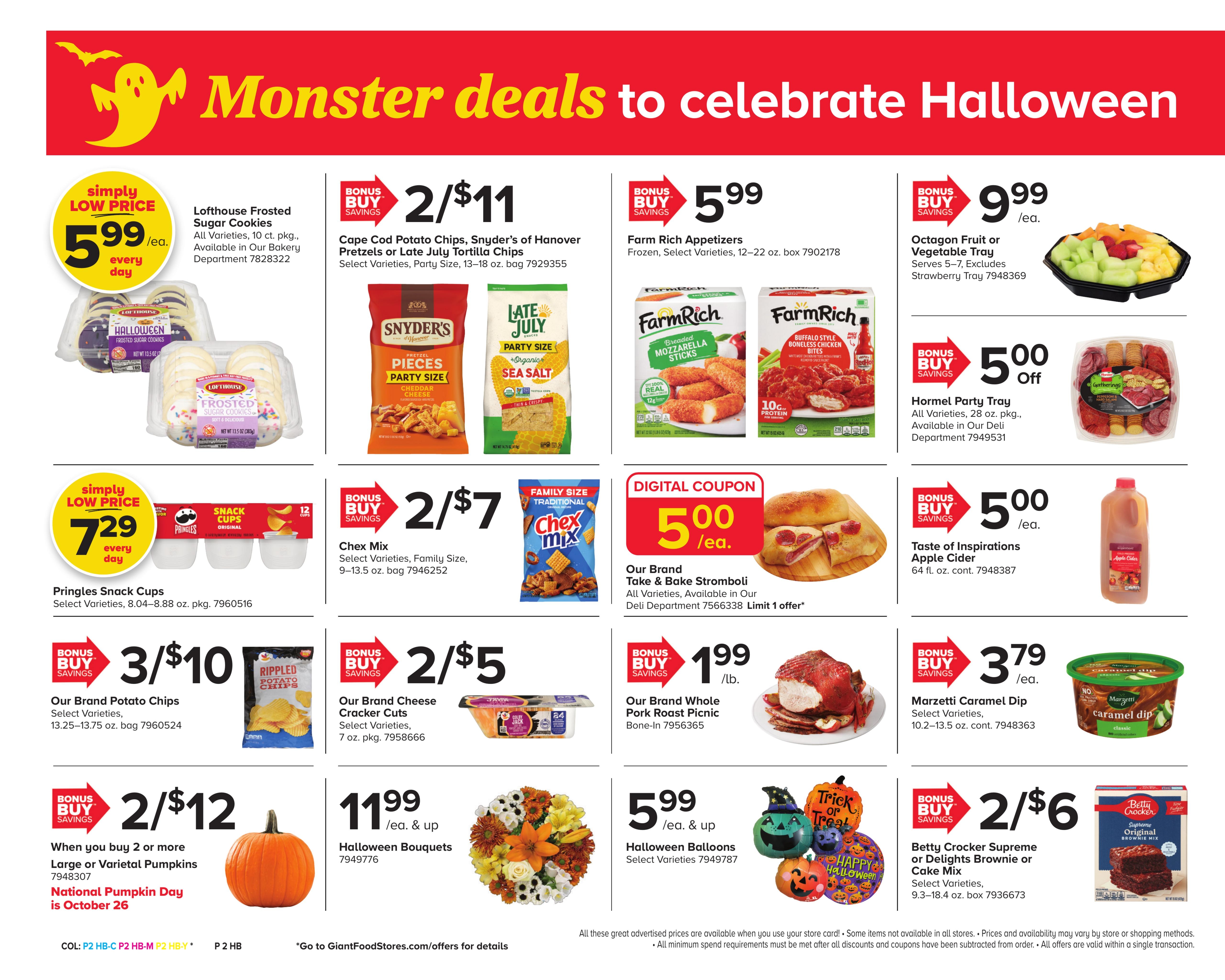 Giant Food Stores (Trenton Area, NJ) Weekly Ad October 23 - 29, 2026