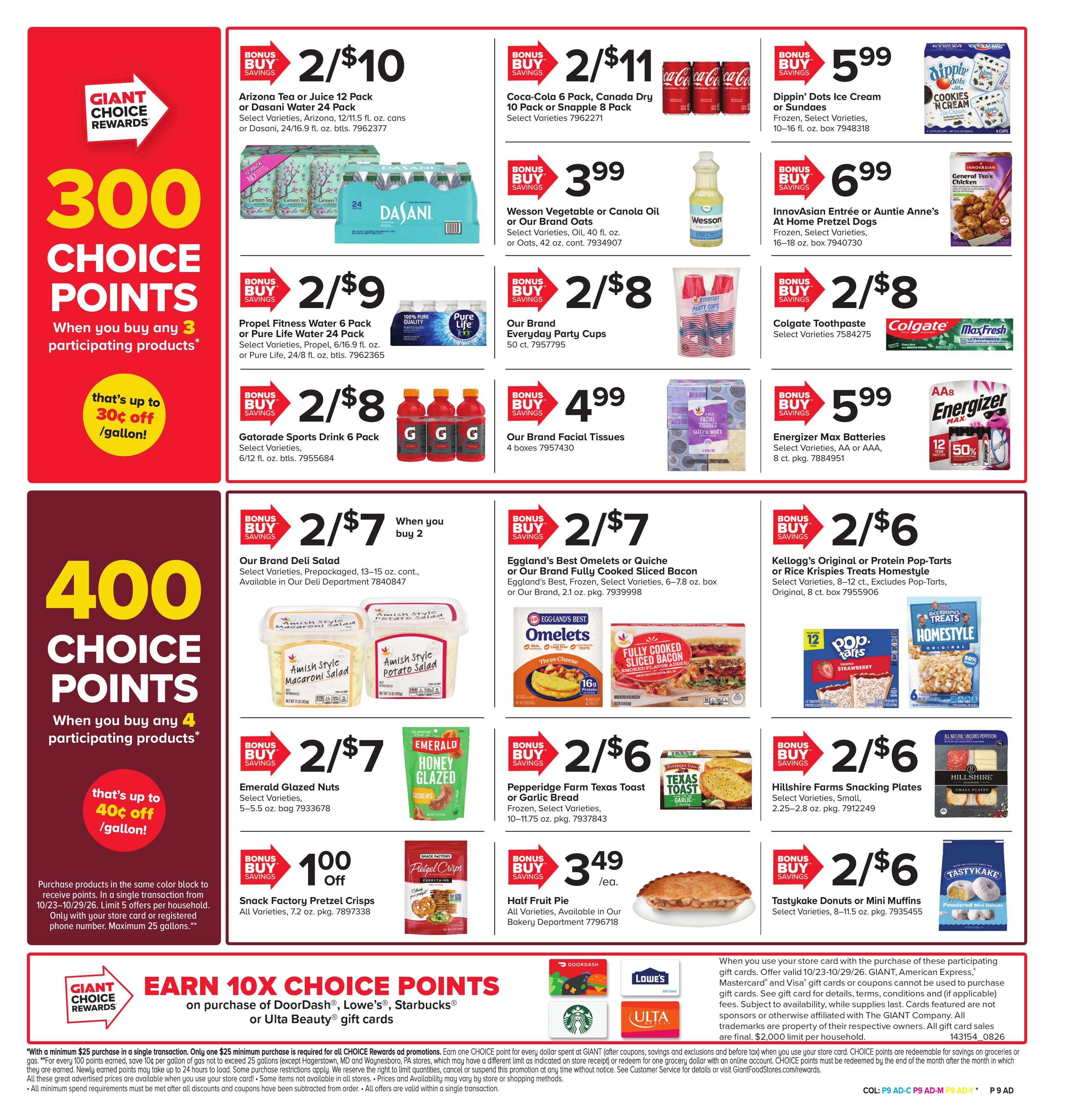 Giant Food Stores (Trenton Area, NJ) Weekly Ad October 23 - 29, 2026