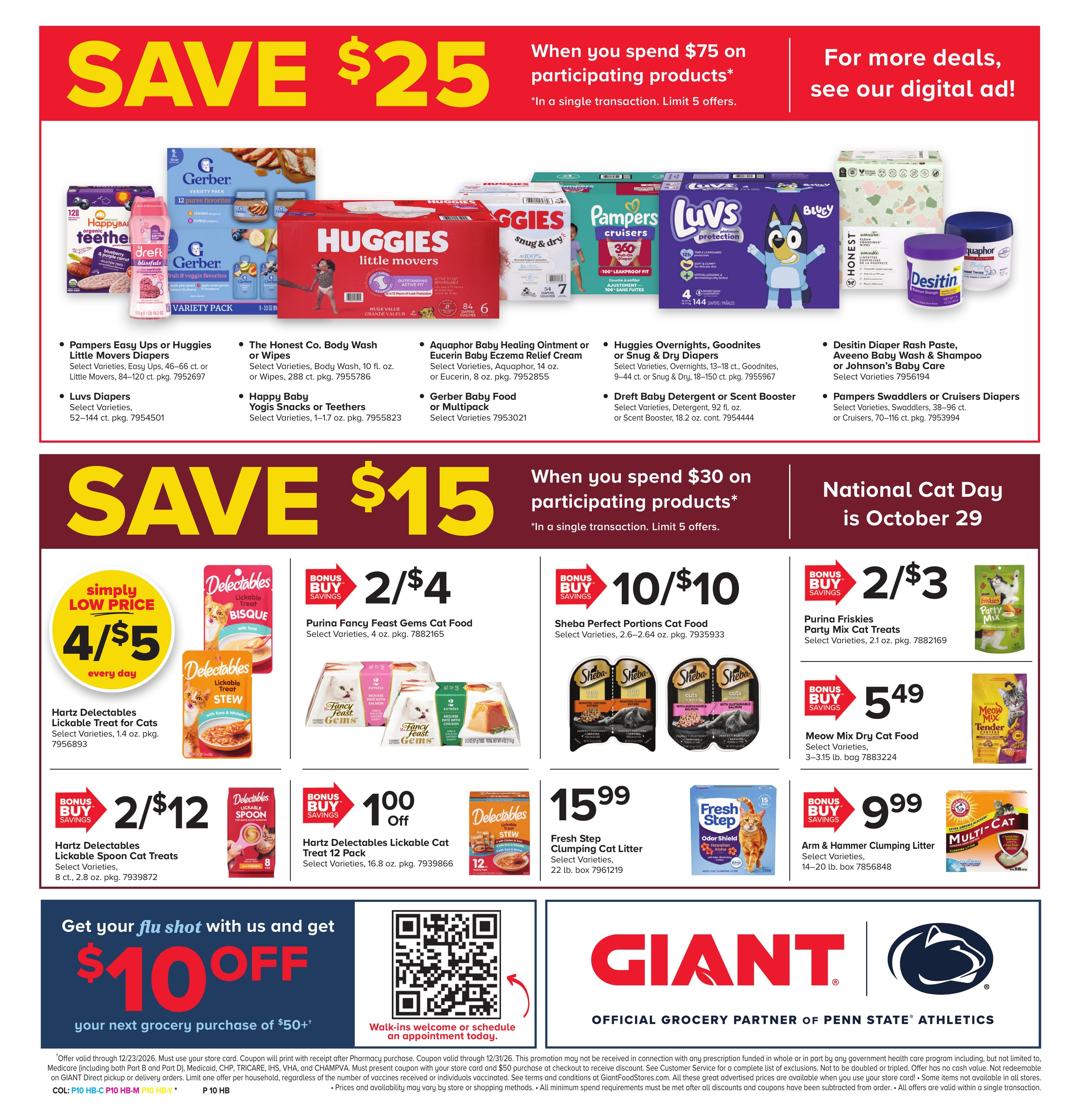 Giant Food Stores (Trenton Area, NJ) Weekly Ad October 23 - 29, 2026