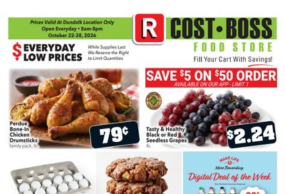 Redner's Markets (Dundalk, MD) Weekly Ad October 22 - 28, 2026