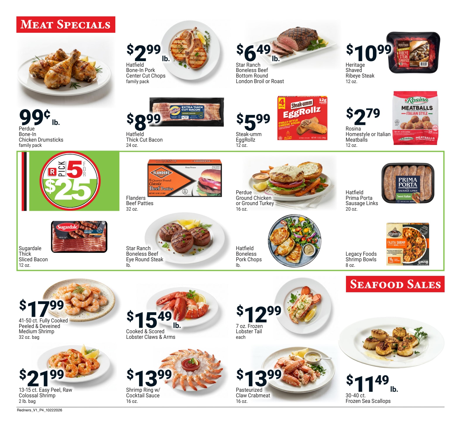 Redner's Markets (Fredericksburg and Palmyra, PA) Weekly Ad October 22 - 28, 2026