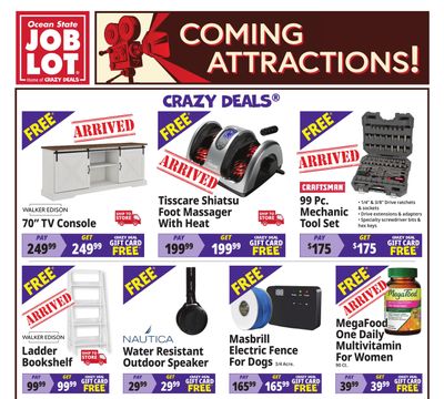 Ocean State Job Lot Coming Attractions Weekly Ad October 22 - 28, 2026