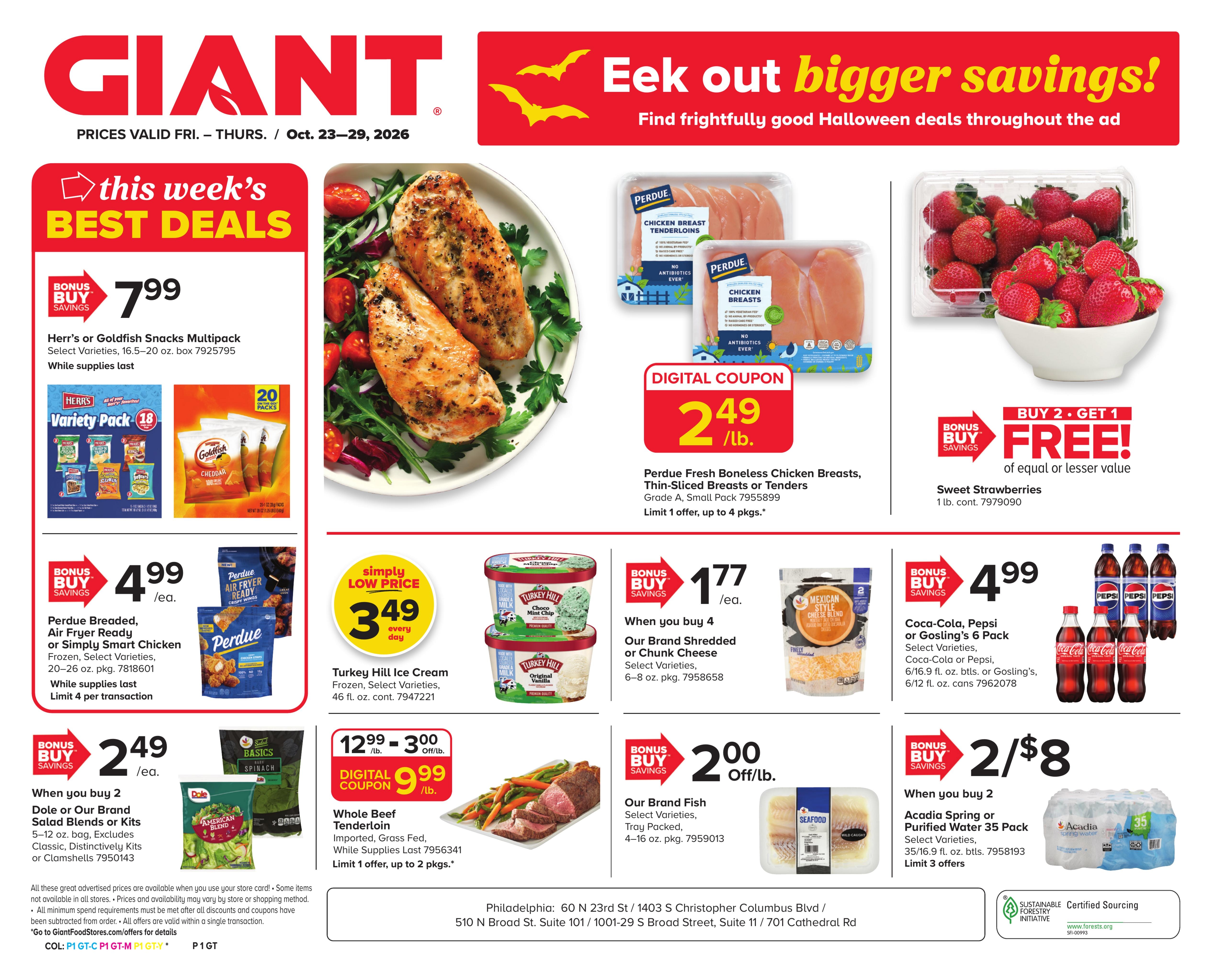 Giant Food Stores (Buena Area, NJ) Weekly Ad October 23 - 29, 2026