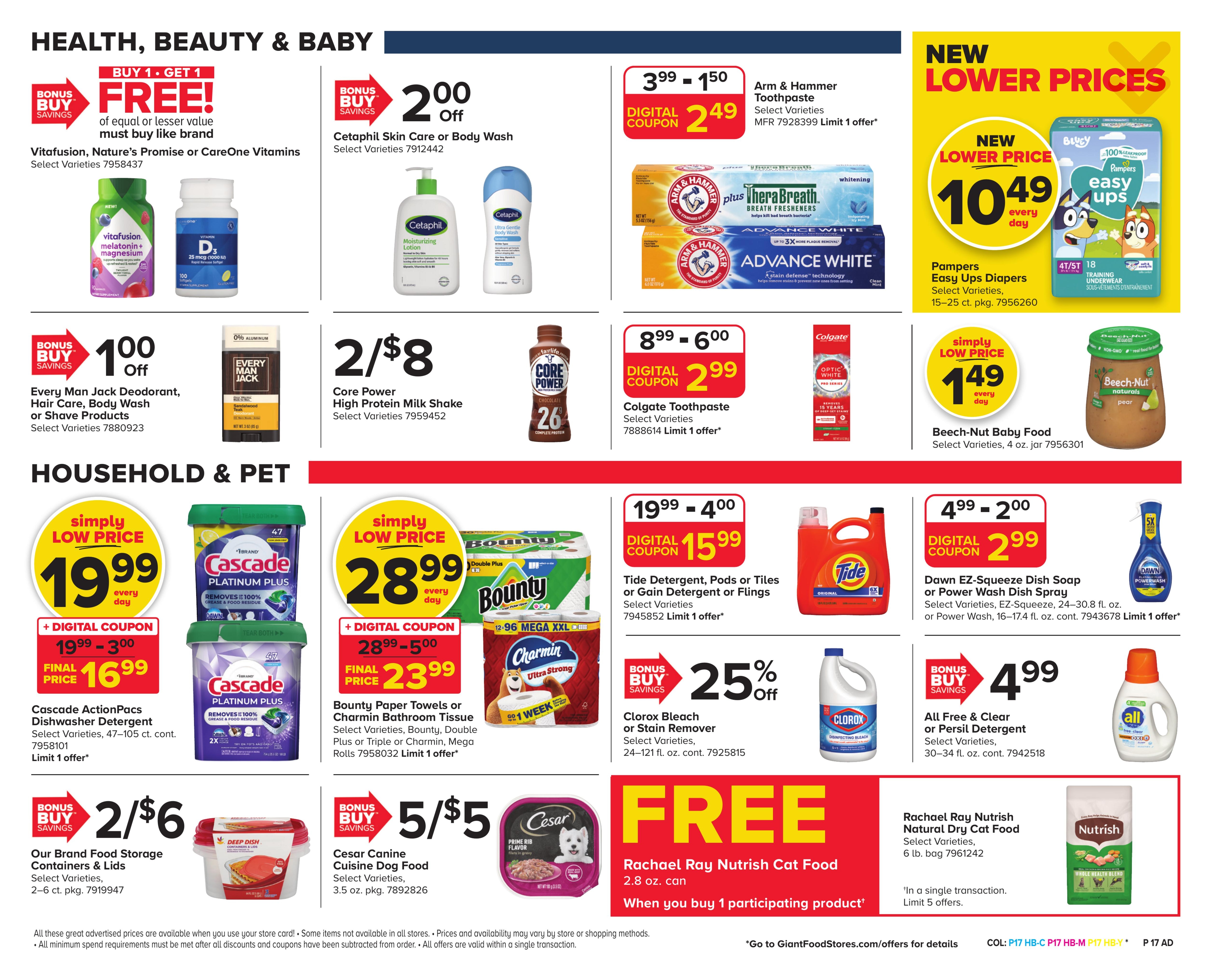 Giant Food Stores (Buena Area, NJ) Weekly Ad October 23 - 29, 2026