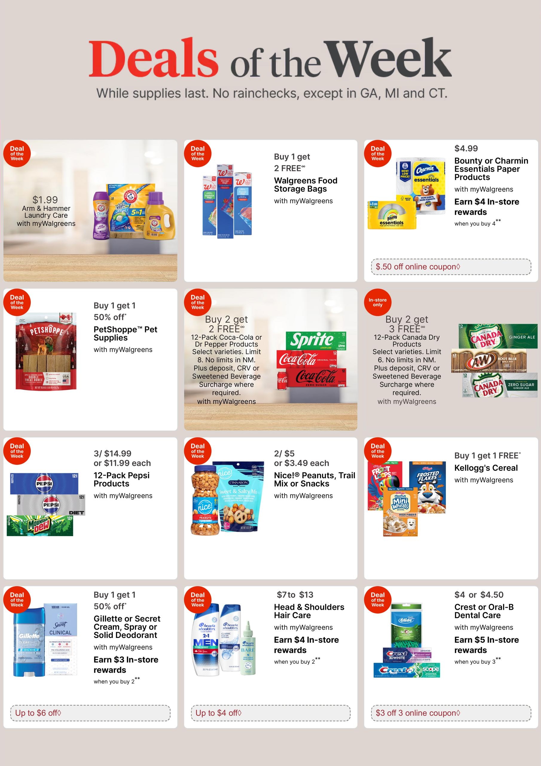 Walgreens (Acton Area, CA) Weekly Ad October 25 - 31, 2026