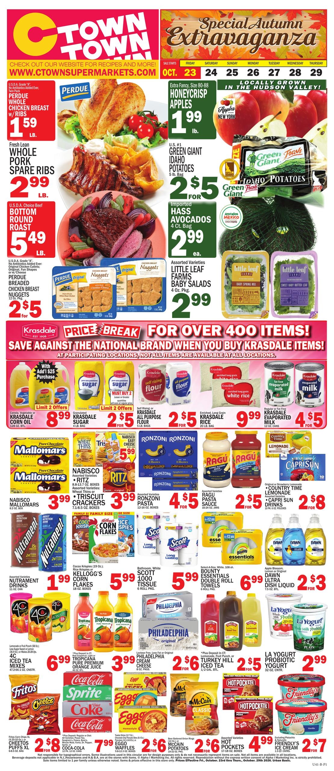 C Town (Bridgeport Area, CT) Weekly Ad October 23 - 29, 2026