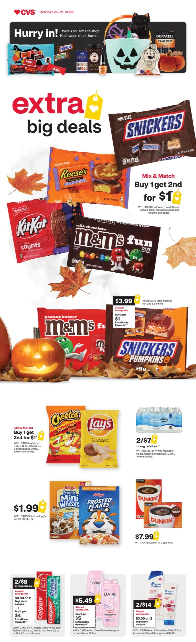 CVS Pharmacy (Boardman Area, OR) Weekly Ad October 25 - 31, 2026