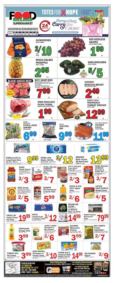Food Bazaar Weekly Ad October 22 - 28, 2026