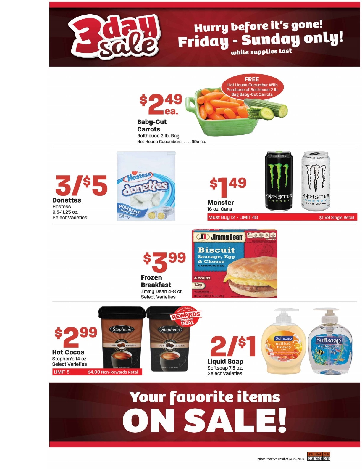 Lallatin Food Town Weekly Ad October 22 - 28, 2026