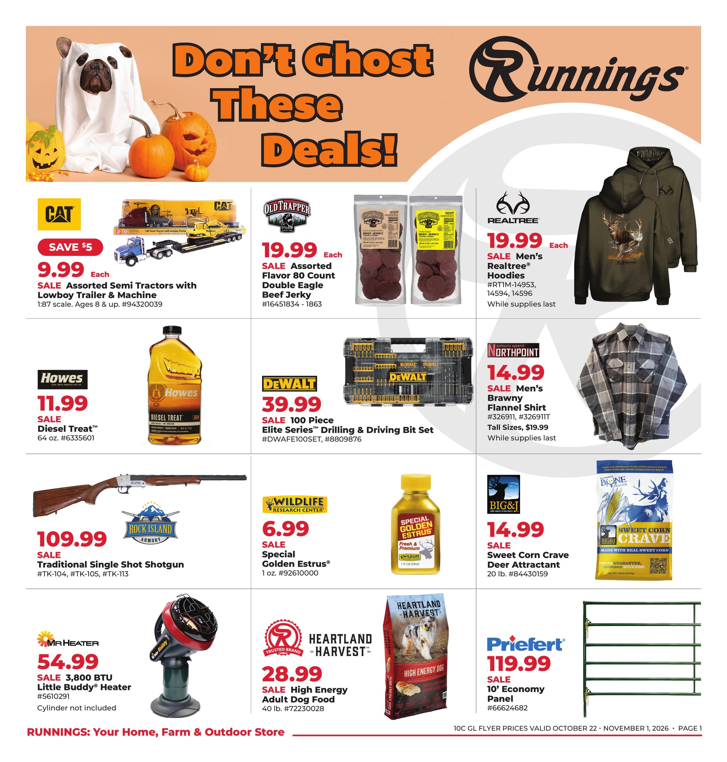Runnings (Chicago Area, IL) Don't Ghost These Deals! Weekly Ad October 22 - November 1, 2026