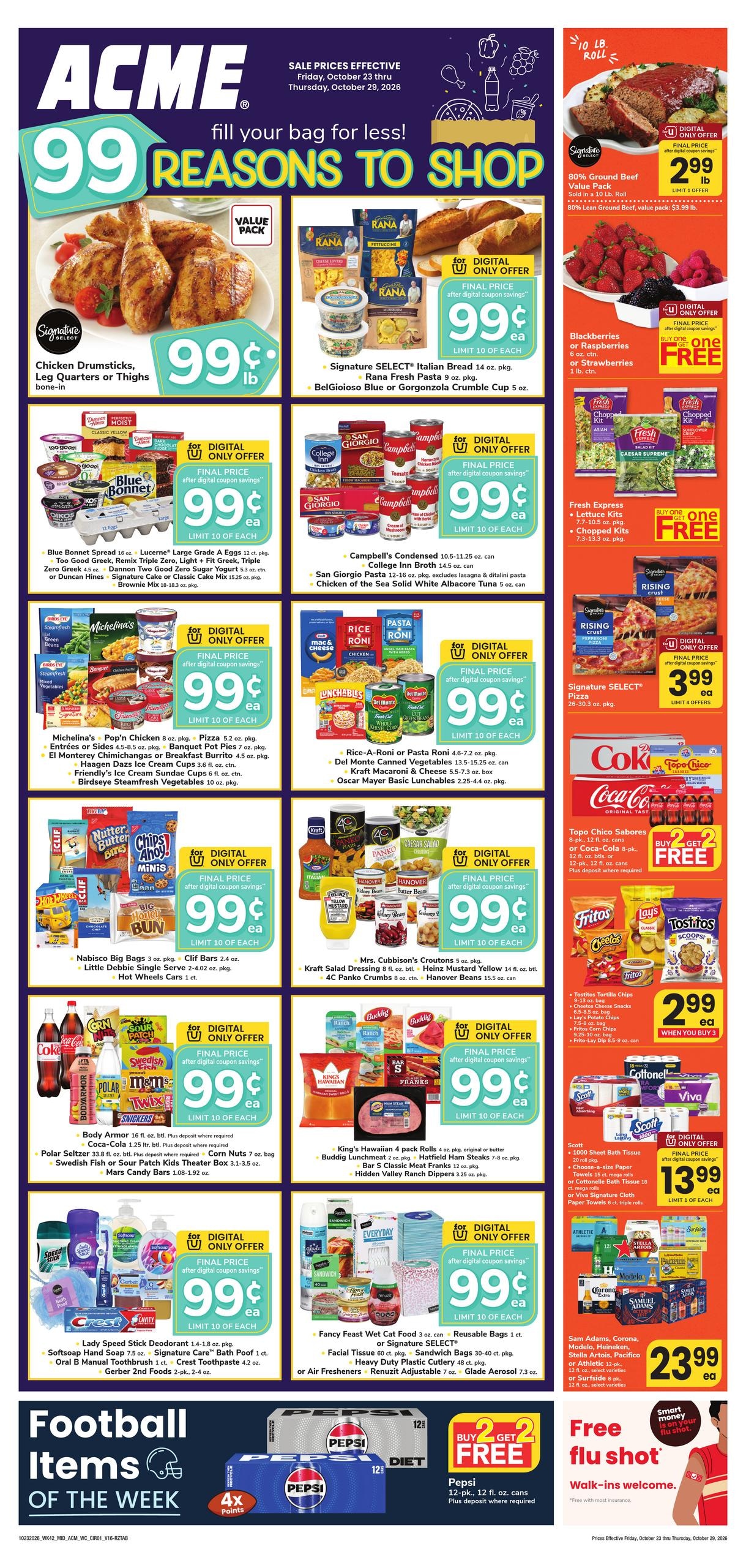 Acme Markets (New York Area, NY) Weekly Ad October 23 - 29, 2026