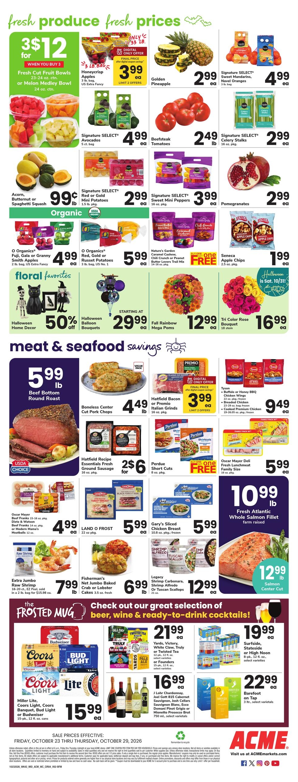 Acme Markets (Allentown Area, PA) Weekly Ad October 23 - 29, 2026