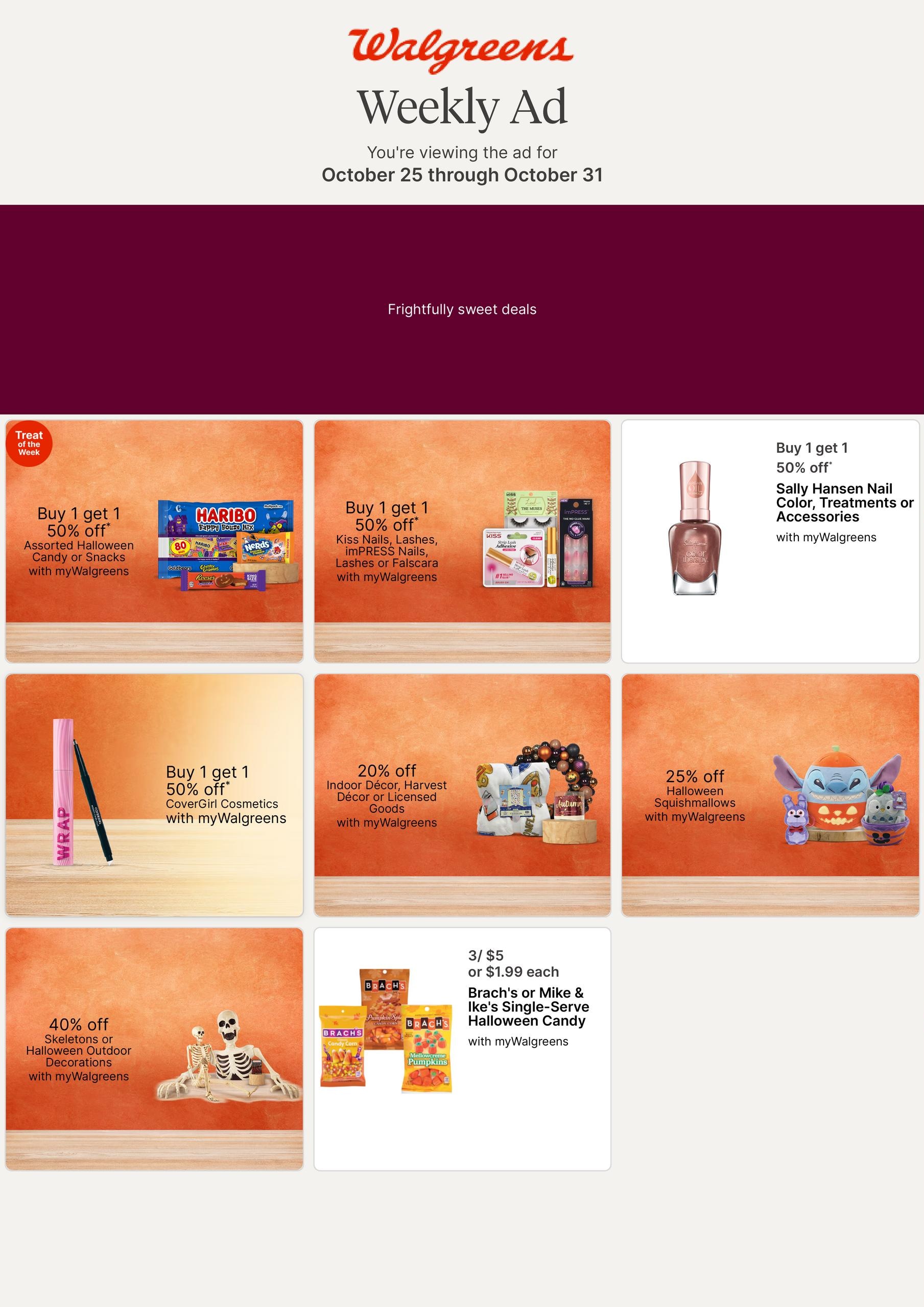 Walgreens (Fremont Area, CA) Weekly Ad October 25 - 31, 2026