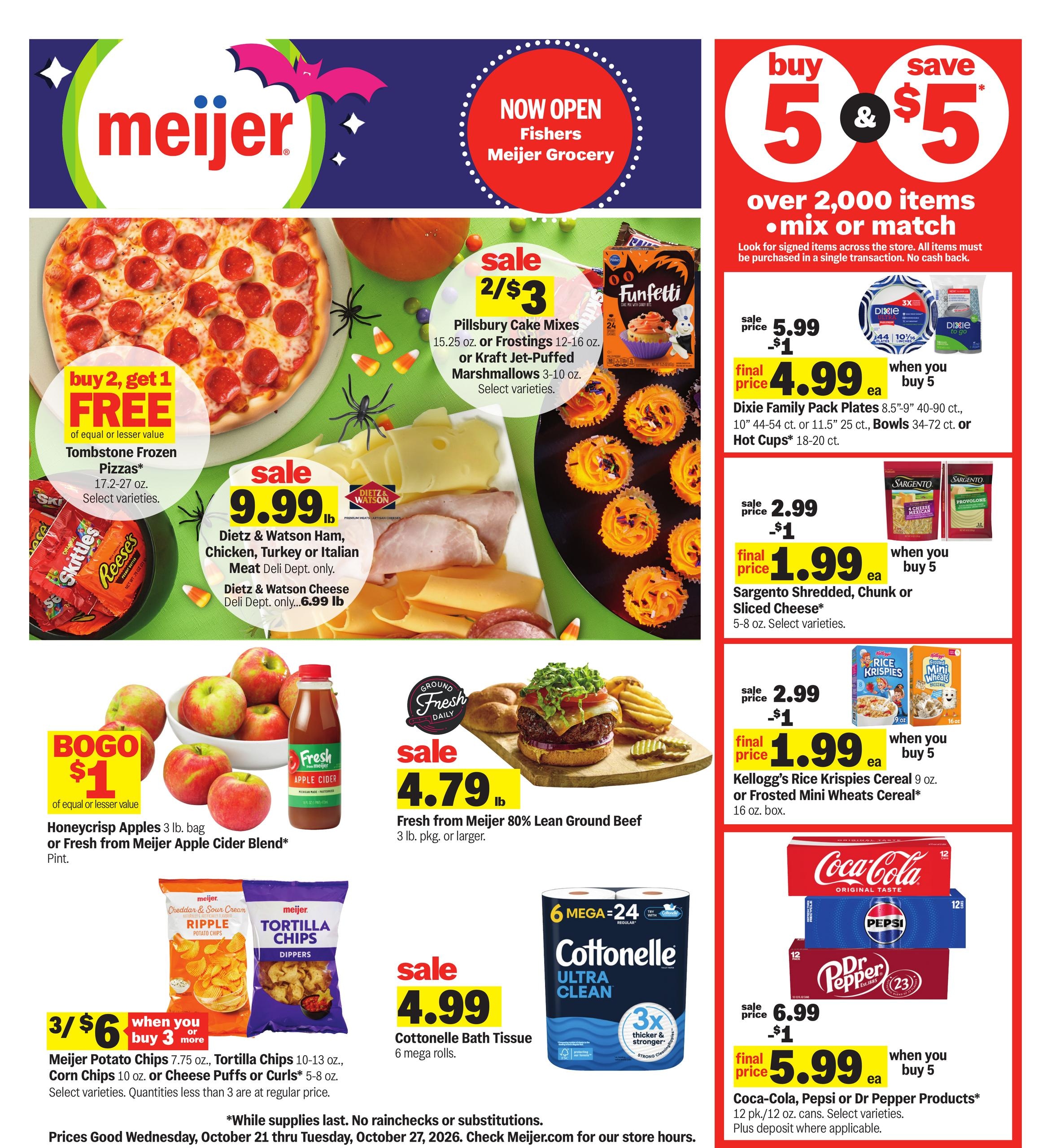 Meijer (Fishers Area, IN) Weekly Ad October 21 - 27, 2026