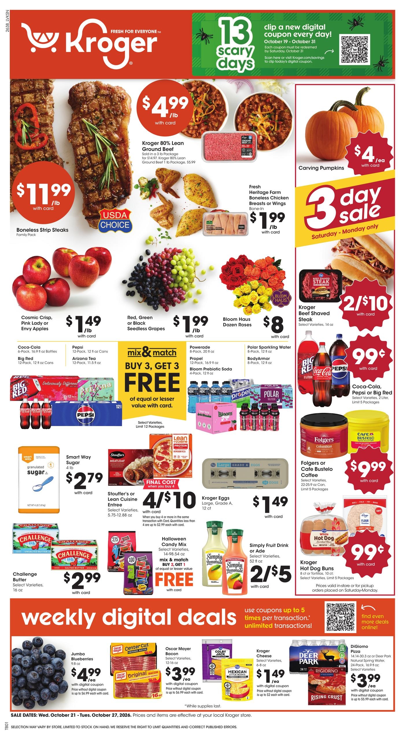 Kroger (Campton Area, KY) Weekly Ad October 21 - 27, 2026