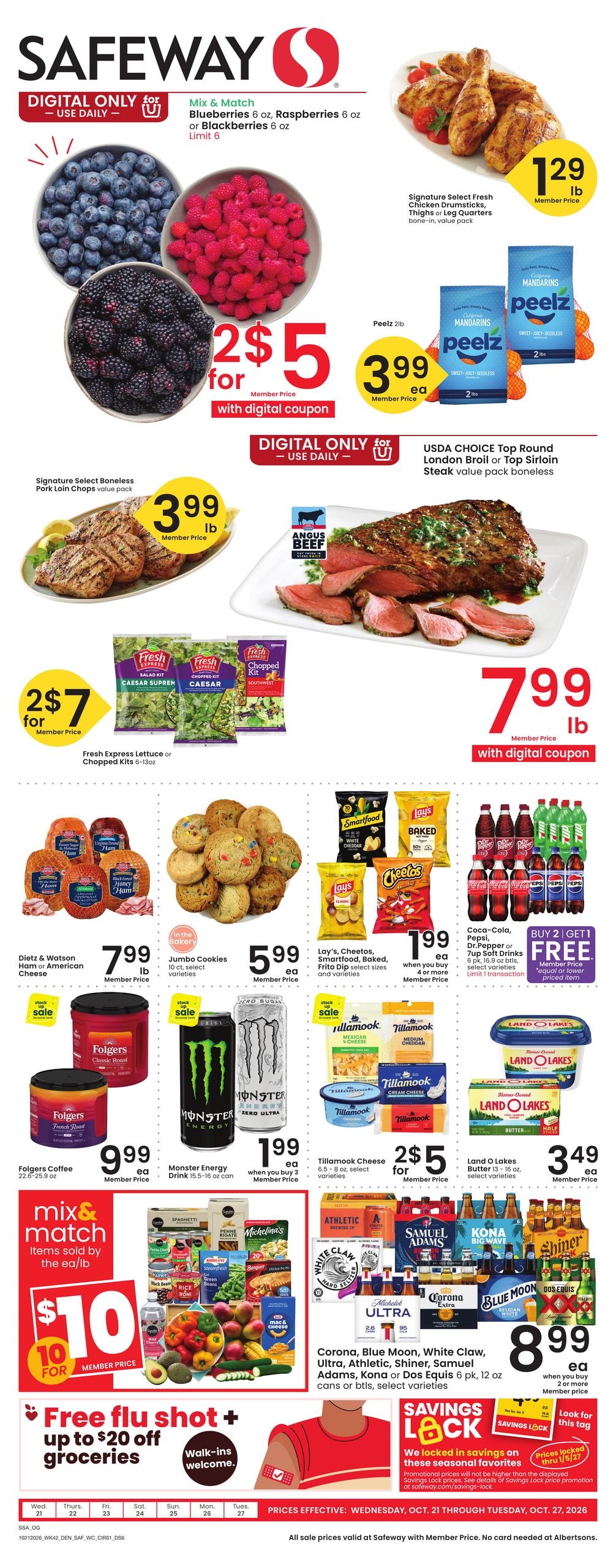 Safeway (Julesburg Area, CO) Weekly Ad October 21 - 27, 2026