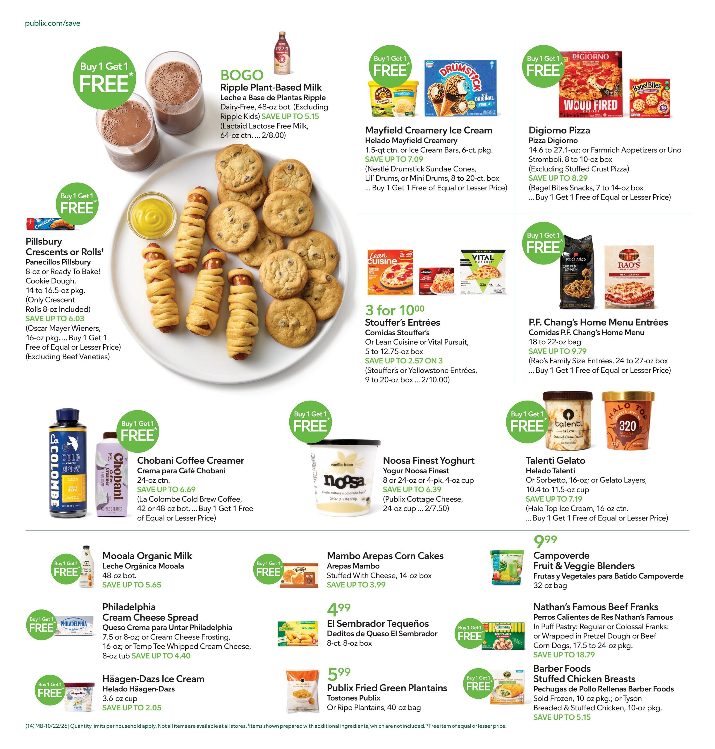 Publix (Boca Raton Area, FL) Anuncio Semanal Español Weekly Ad October 22 - 28, 2026