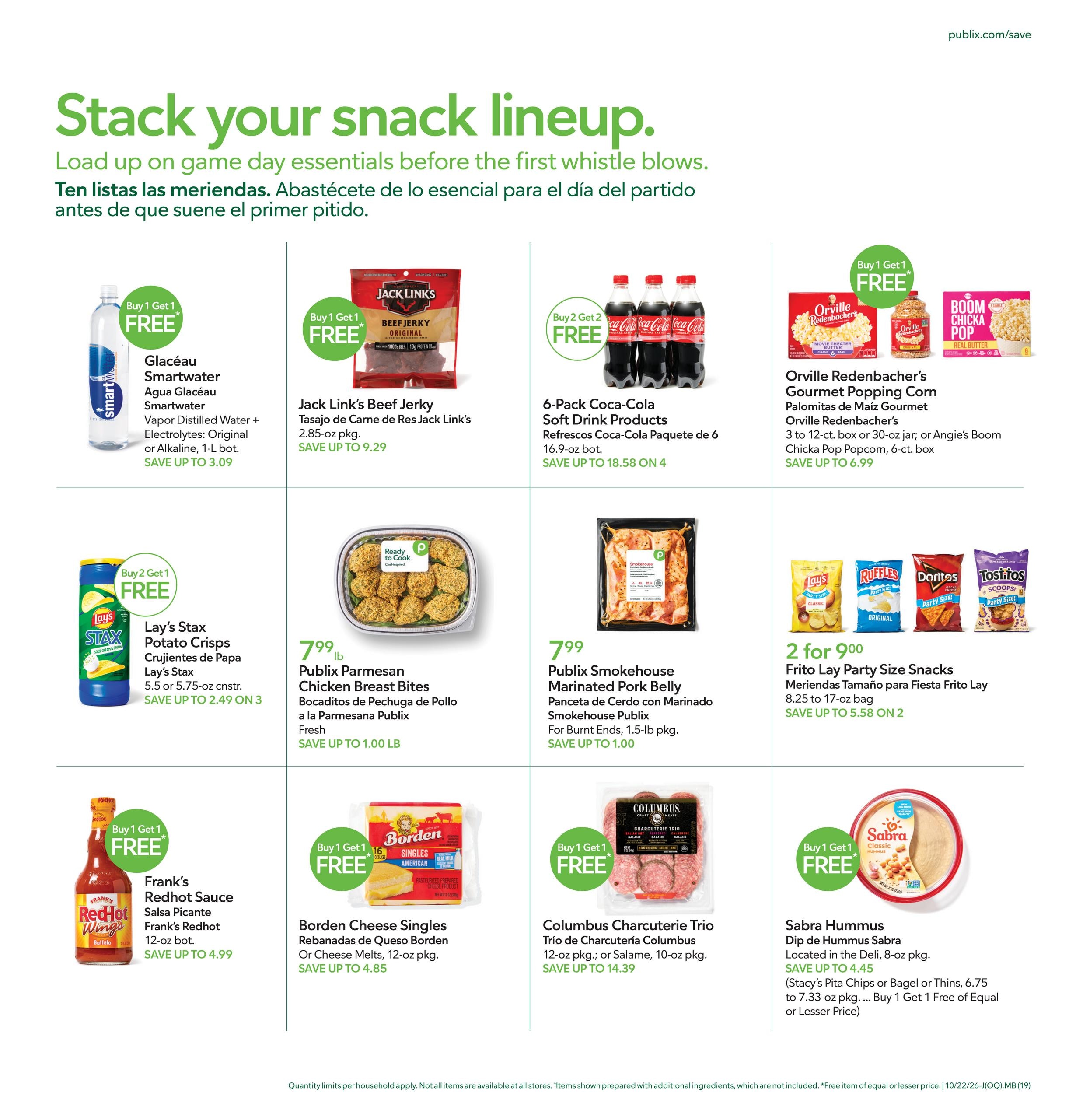 Publix (Boca Raton Area, FL) Anuncio Semanal Español Weekly Ad October 22 - 28, 2026