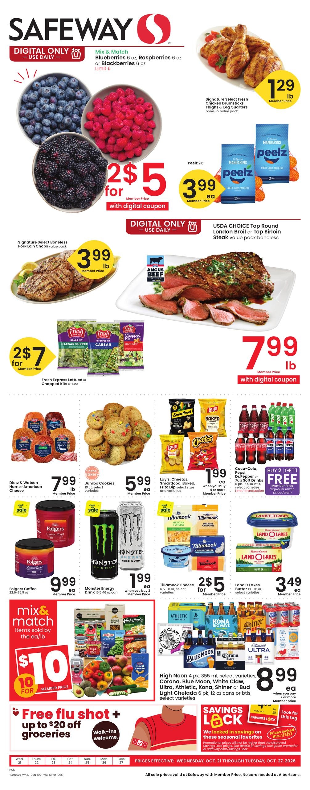 Safeway (Rapid City Area, SD) Weekly Ad October 21 - 27, 2026