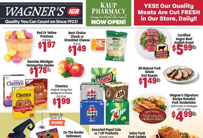 Wagner's IGA (Botkins Area, OH) Weekly Ad October 19 - 25, 2026