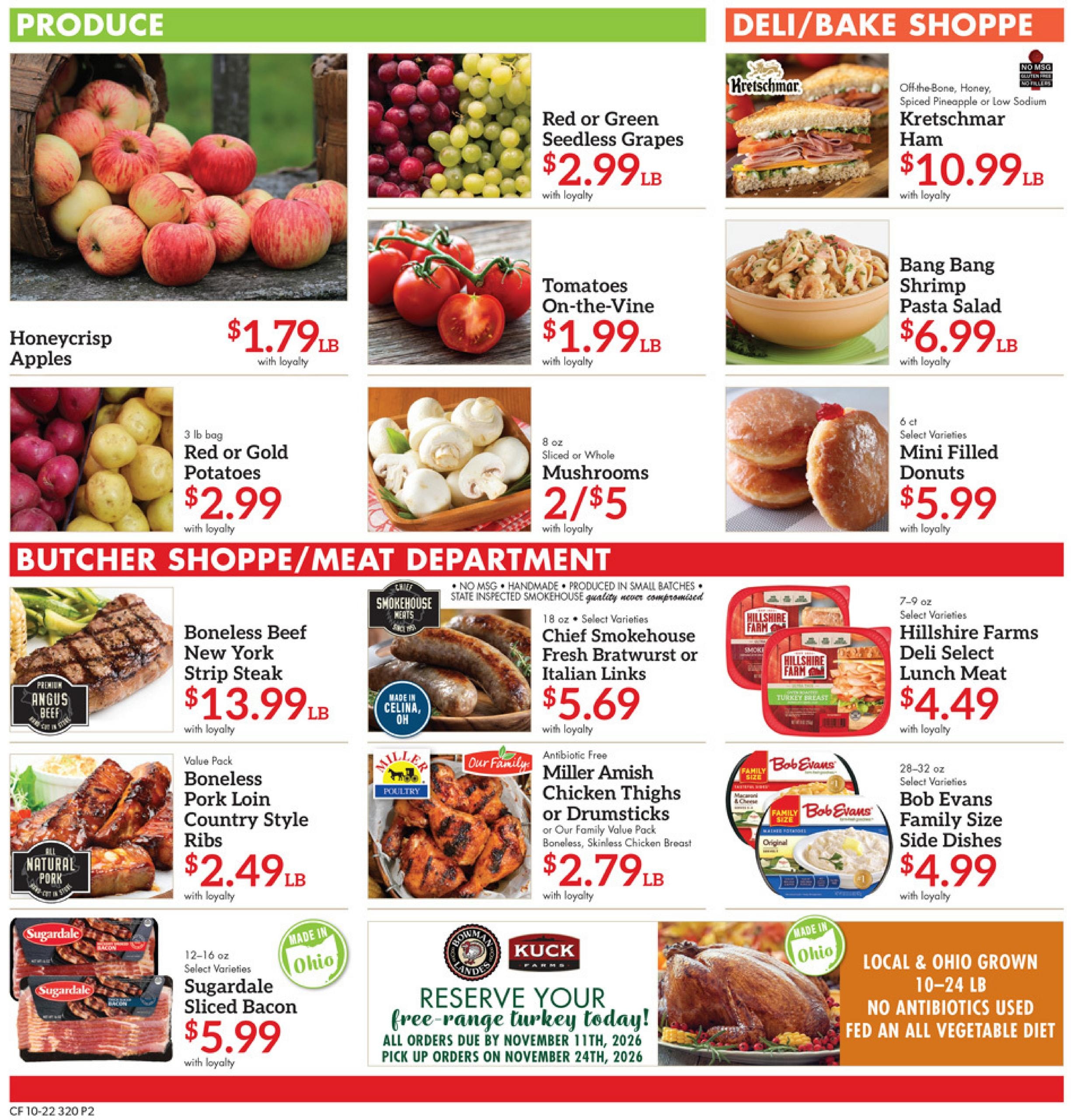 Chief Supermarket Weekly Ad October 22 - 28, 2026