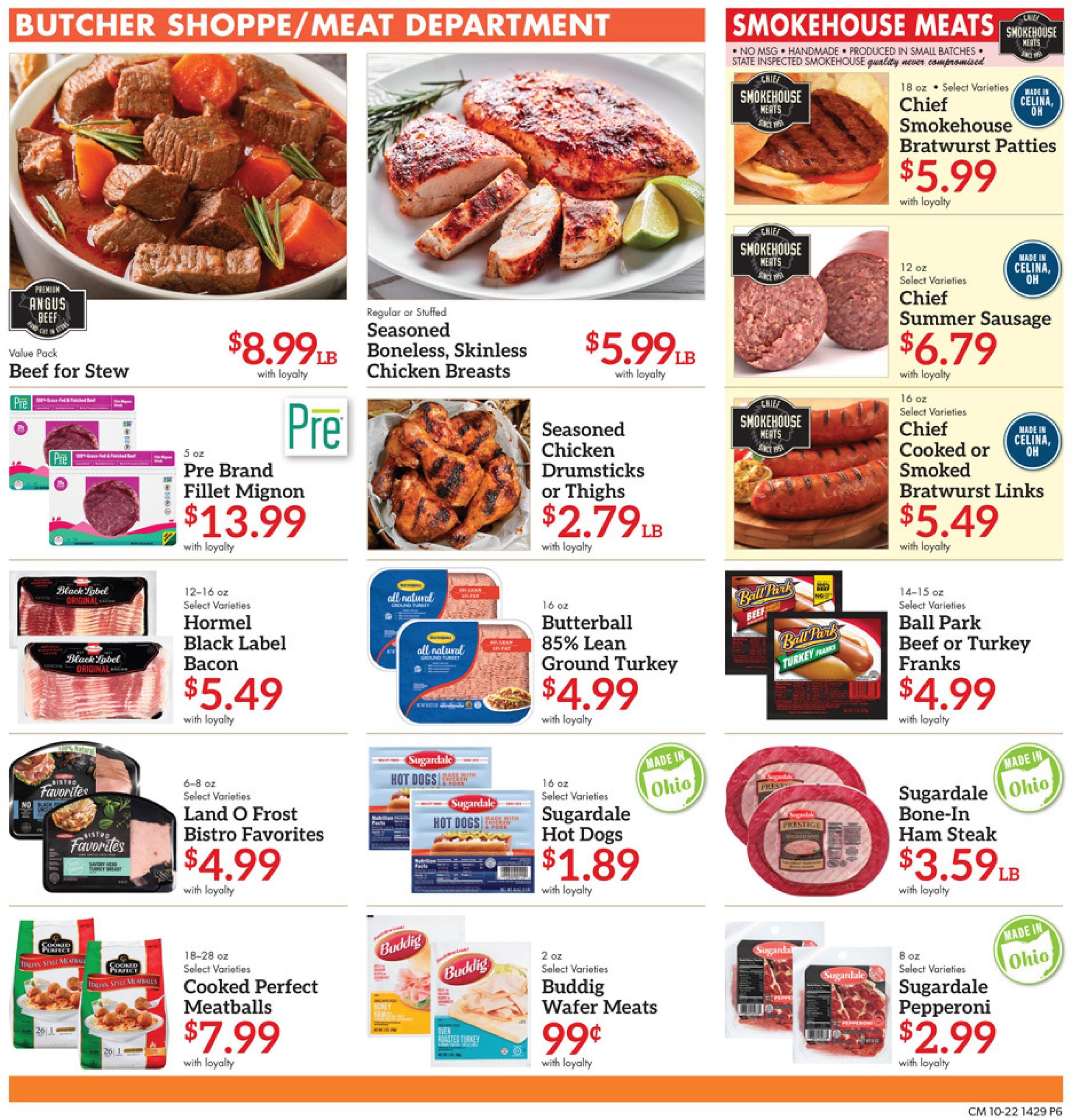 Chief Supermarket Weekly Ad October 22 - 28, 2026