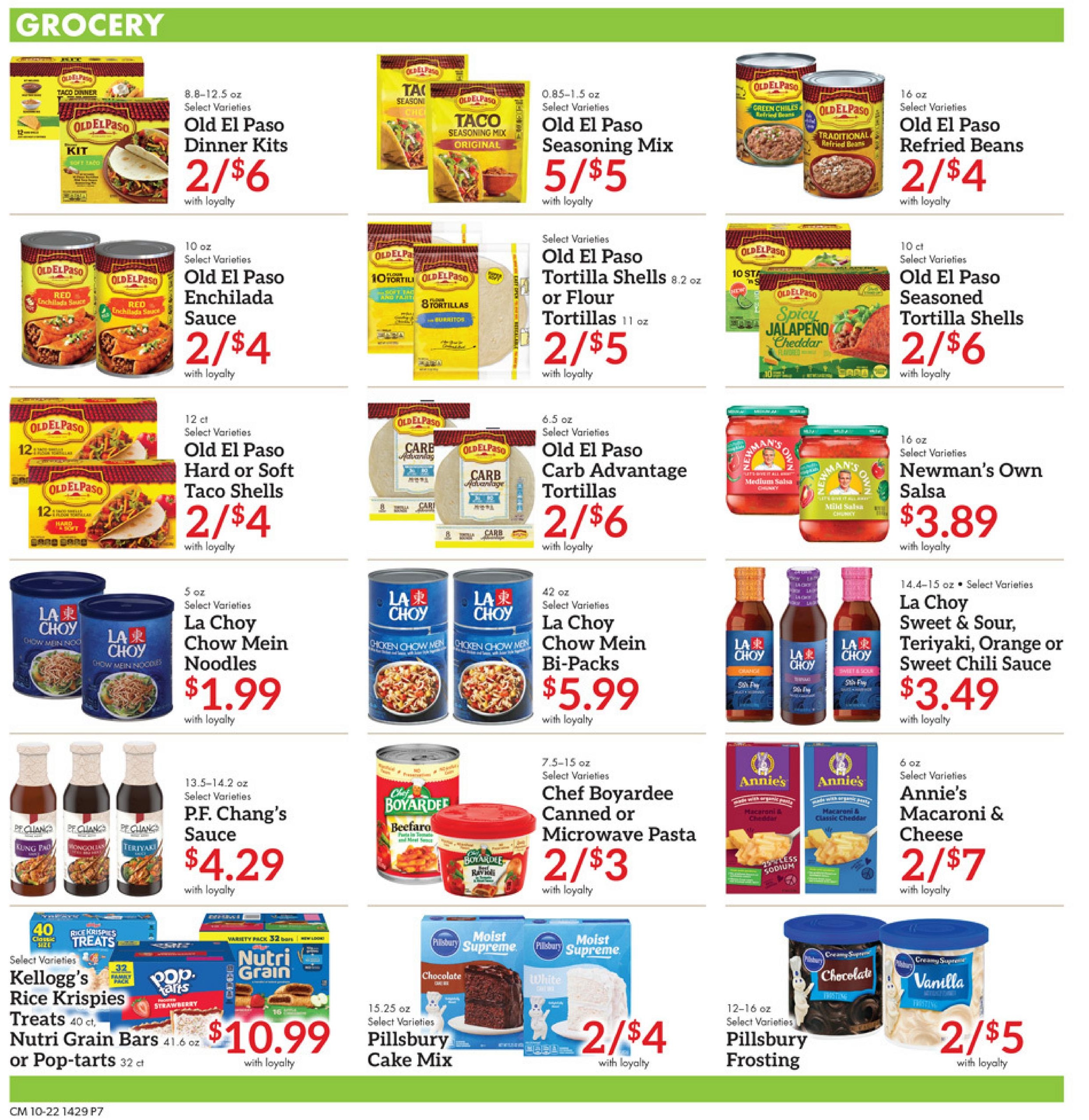 Chief Supermarket Weekly Ad October 22 - 28, 2026