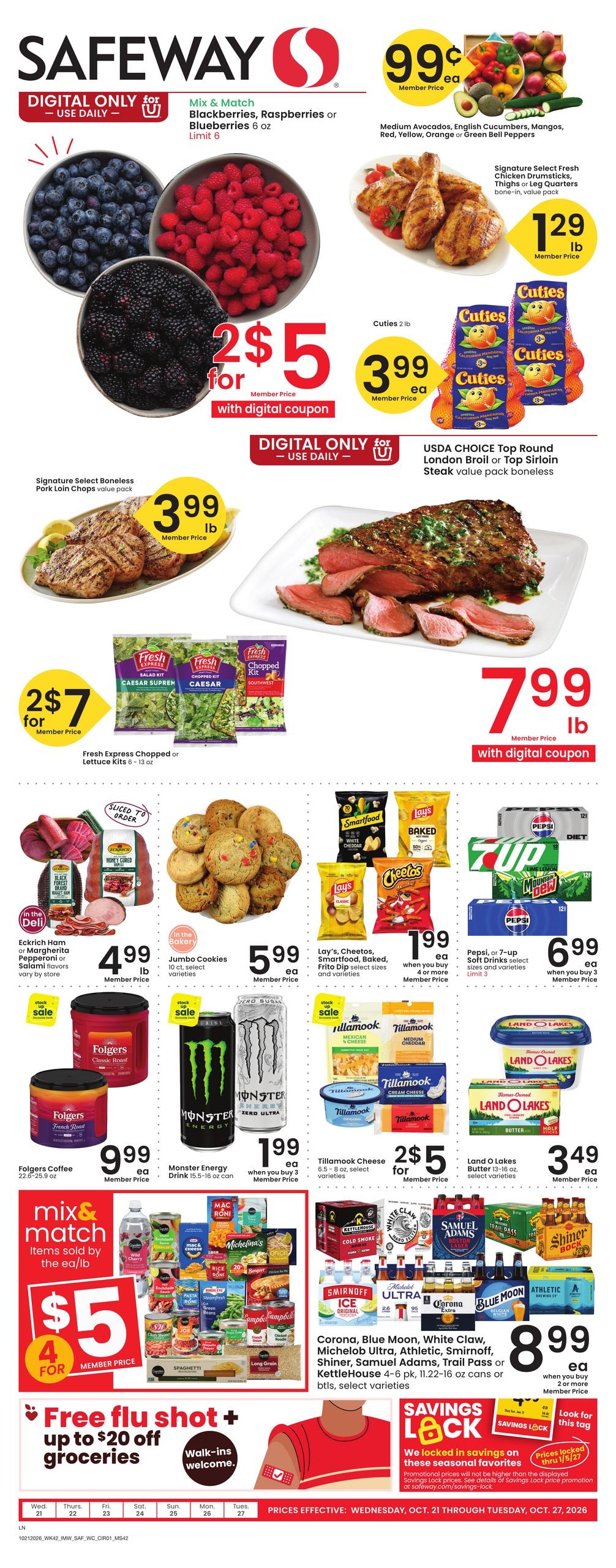 Safeway (Riverton Area, WY) Weekly Ad October 21 - 27, 2026